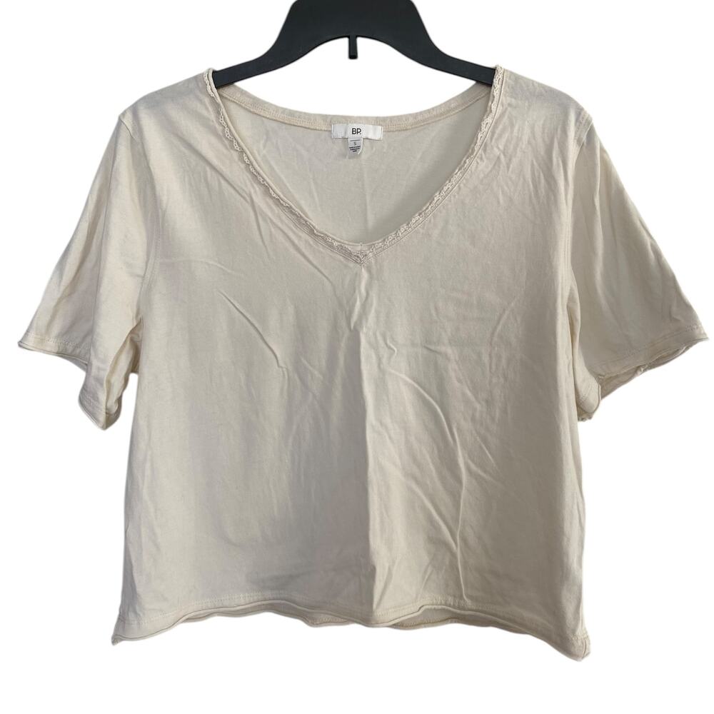 Nordstrom B.P. V Neck Crop Top Size Small